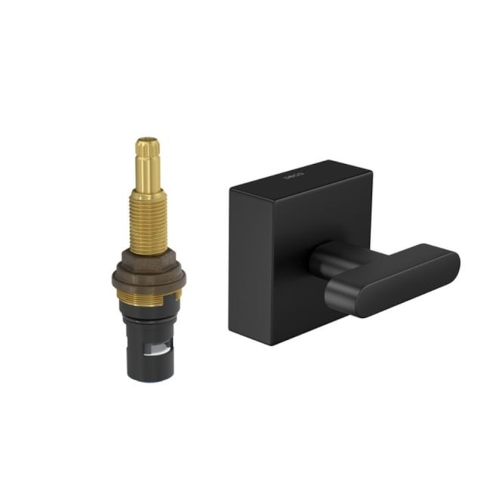 Acabamento Para Registro de Pressão 1/2 e 3/4 Soul Black Matte Deca