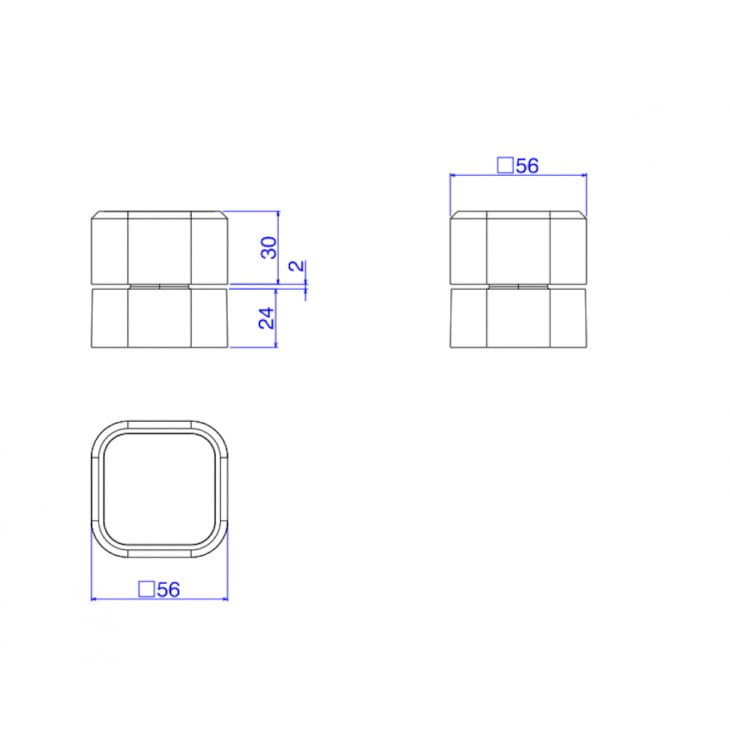 Acabamento Para Registro de Pressão Brown Matte 1/2 E 3/4 Deca