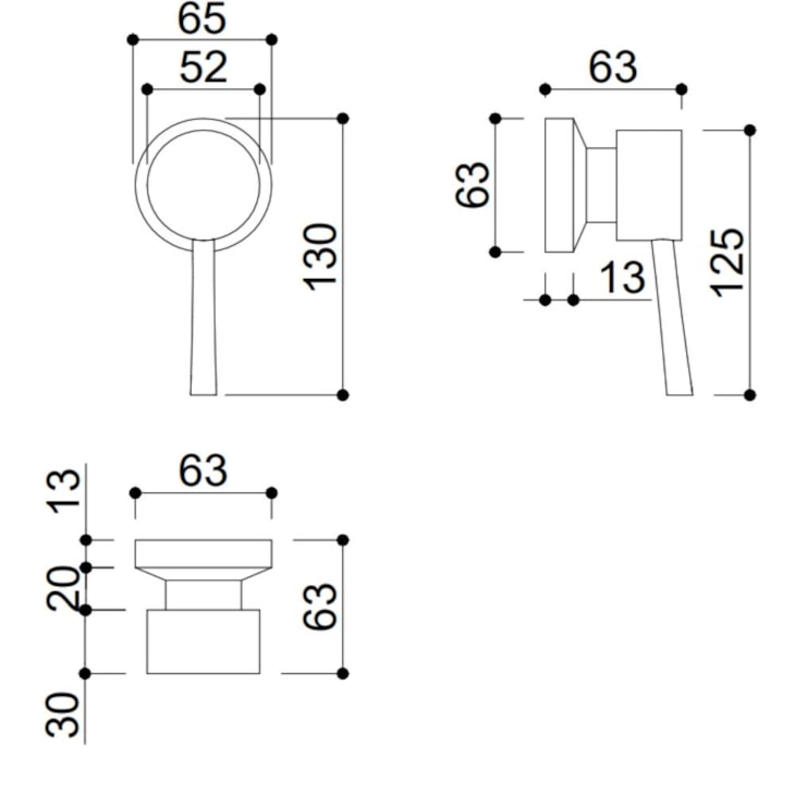 Acabamento Para Registro De Pressão E Gaveta Para Base Docol Kr467d Bronze Hera Kromma