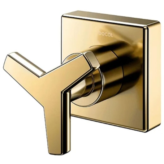Acabamento Para Registro DocolBase 1.1/2 City Ouro Polido Docol - Imagem principal - 649b5b32-6a5a-4612-a3b3-5198887a6bdf