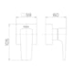 Acabamento Para Registro DocolBase 1.1/2  Lift Onix Docol - 4606d15e-e40b-46a9-8386-dcb12b7019f0