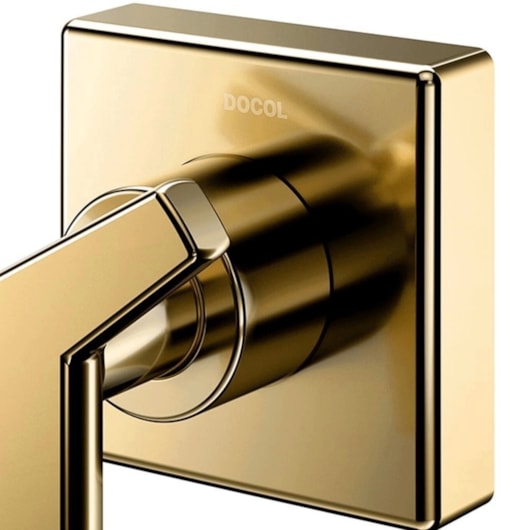 Acabamento Para Registro DocolBase 1/2 3/4 1 City Ouro Polido Docol - Imagem principal - 2f4b5902-ef72-4dcb-81b9-5ed0e6811ef7