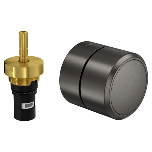 Acabamento Para Registro Pres 1/2 e 3/4 Redondo You Dark Antracite - Imagem principal - 40a0f148-7a78-4d0d-a935-dae27ca5c20c