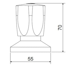 Acabamento Para Registro Super 1/2 3/4 1 Cromado Meber