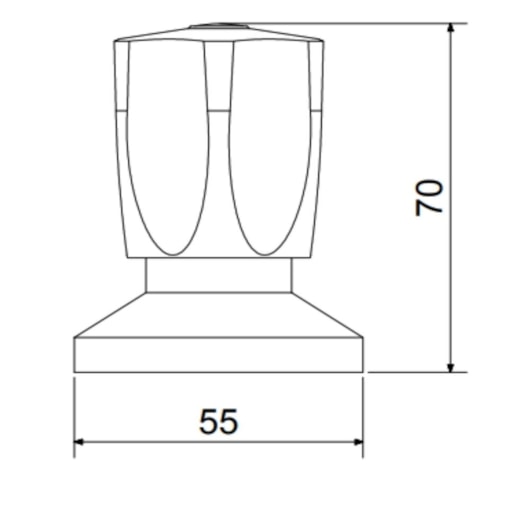 Acabamento Para Registro Super 1/2 3/4 1 Cromado Meber - Imagem principal - 52a707cd-a31a-47fb-9b48-5b74627bb907