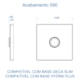Acabamento Para Válvula De Descarga 590 Bases Deca Slim E Hydra Grafite Escovado Fani - 79dfba80-1d35-4bba-9402-33576b7cf1aa