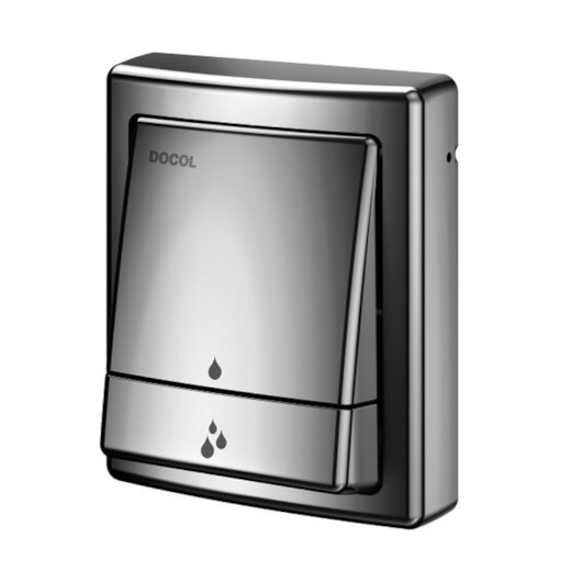 Acabamento Para Válvula De Descarga Salvágua Square Grafite Polido Docol - Imagem principal - 665a8230-8620-4dd2-a2bf-59af49528a9a