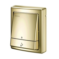 Acabamento Para Válvula De Descarga Salvágua Square Ouro Polido Docol