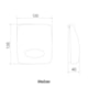 Acabamento para Válvula de Descarga Universal Preto Matte Meber - 54c4b90f-1500-4c89-97bf-966e4edf9cf0