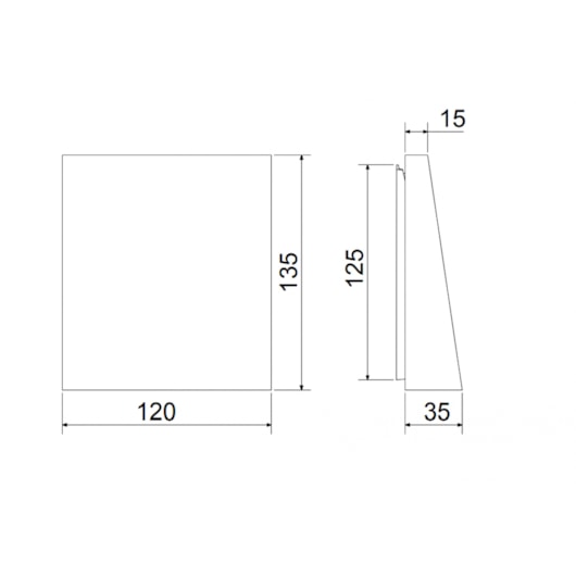 Acabamento Para Válvula Descarga 2550 C210 Axiom Meber - Imagem principal - 9a576b74-baec-442d-b41c-bd0902eece31