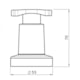 Acabamento Universal Aquarius Cromado 1/2,3/4 1 Fabrimar - 371ca419-6c80-4373-8b87-cb3cd75c868a