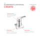 Acabamento Universal para Registro de Gaveta e Pressão Creato Direito 1/2, 3/4 E 1 Cromado Fabrimar - 5eb7050f-3a10-4045-8ce1-83b3ce70ea9d