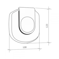 Acabamento Valvula Flux Fabrimar Cromado