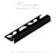 Acabamento Viscardi Para Parede Firenze 207 Black Matte Alumínio Anodizado - 27020cb6-597a-40b3-b18b-d284043c5db6