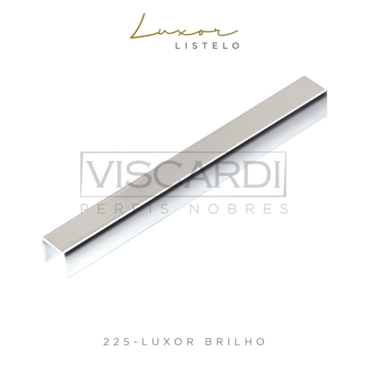 Acabamento Viscardi Para Parede Luxor 225 Cromado Brilho Alumínio Anodizado  - Imagem principal - 323900bf-ffe1-490d-b3de-4d69d8e72a3c