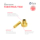 Adaptador Para Acabamento Fani/Fabrimar 1/2 3/4 E 1 1/2 506 B Fani - 18ad479c-c69a-4b90-9db3-80881dadbf2c