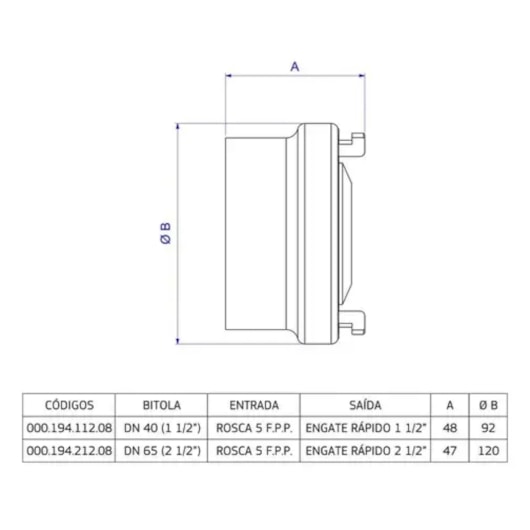 Adaptador Para Hidrante Deca - Imagem principal - ed80e93c-b270-48c2-b012-96065e8f27f3