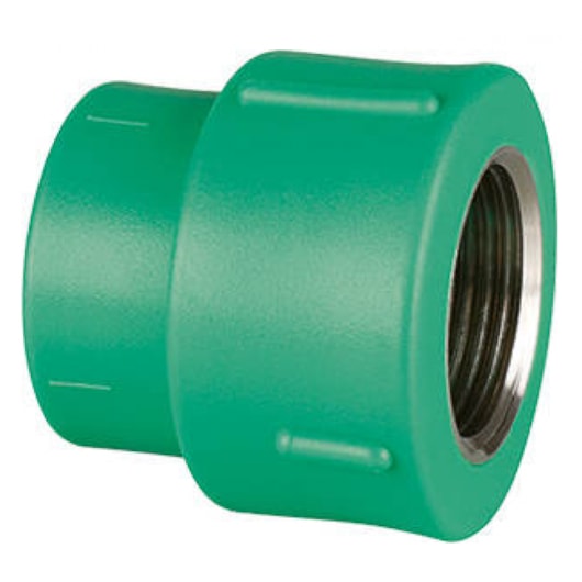 Adaptador PPR De Transição F/F Com Inserto Metálico Amanco 32x1cm - Imagem principal - dddbadd5-1302-4348-96fd-6c6d7f3d8250