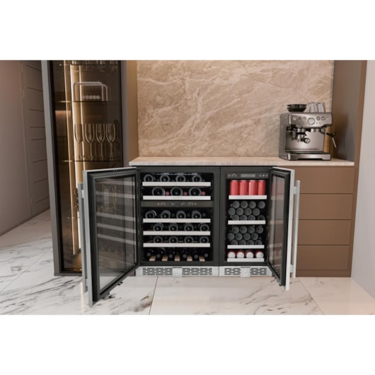 Adega Senses Dual Zone T Smart 27 Garrafas Tramontina - Imagem principal - 0348ecd1-5540-4ad7-a5c5-2cf6cc8a35f4