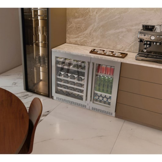 Adega Senses Dual Zone T Smart 27 Garrafas Tramontina - Imagem principal - 90f4c670-a85d-438f-8e71-9f5ba20e9e73