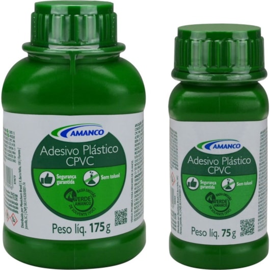 Adesivo Plástico Cpvc 175g Com Pincel Amanco - Imagem principal - 054c906c-4cf6-42af-a508-83bae210cba3