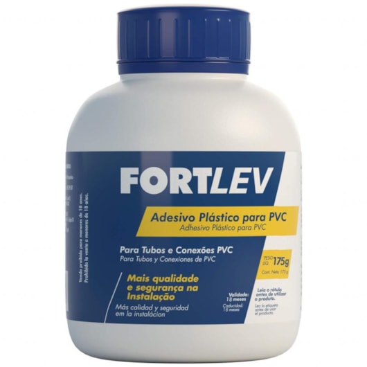 Adesivo Plástico Para Pvc Fortlev 175g - Imagem principal - c5b6f2c6-5a3d-4329-999f-5ad3aaafc553