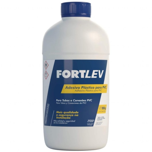 Adesivo Plástico Para Pvc Fortlev 850g - Imagem principal - b444e97a-e56f-4cf1-b63c-b3ebfda3d35a