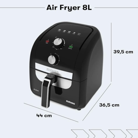 Air Fryer 8L Itatiaia 127V - Imagem principal - aa488883-c226-4c1a-b38f-2d9329df5e4e