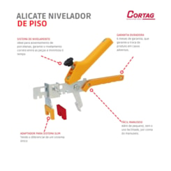 Alicate Nivelador De Piso Cortag