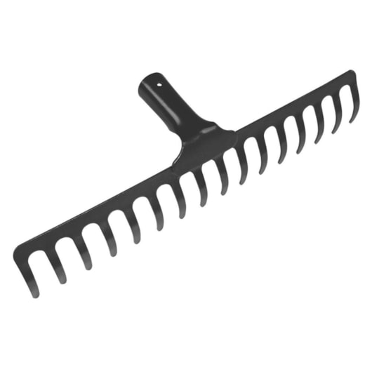 Ancinho Metalico Curvo 16 Dentes Sem Cabo Tramontina - Imagem principal - 20014ce0-23fc-49ea-bd39-be6b26bf6453