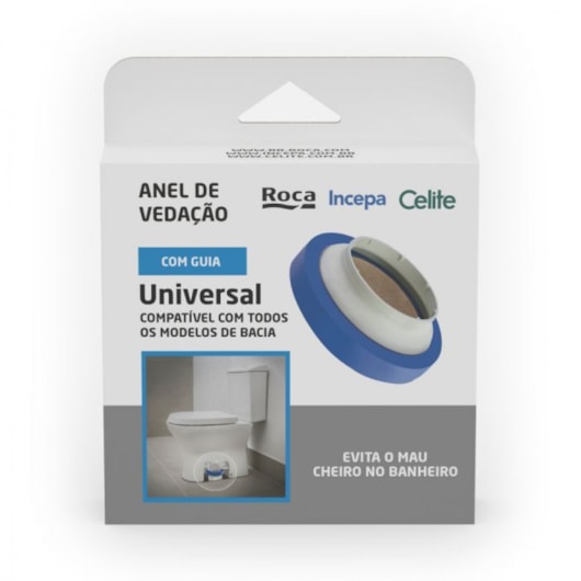 Anel De Vedação Com Guia Para Vaso Sanitário Celite/Incepa/Roca - Imagem principal - 5b486b53-5b4e-4e06-8931-050ec465538c