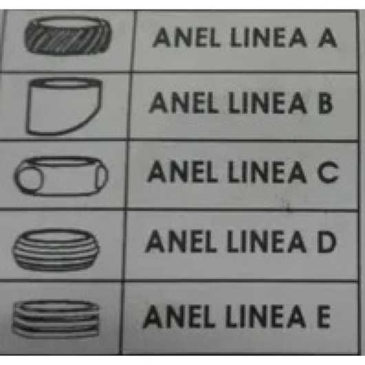 Anel Dourado Linea Tipo A Deca - Imagem principal - 0830fb44-d8b9-4d29-9485-b93b748d9c9d