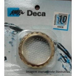 Anel Dourado Linea Tipo B Deca Anel Dourado Linea Tipo B Deca