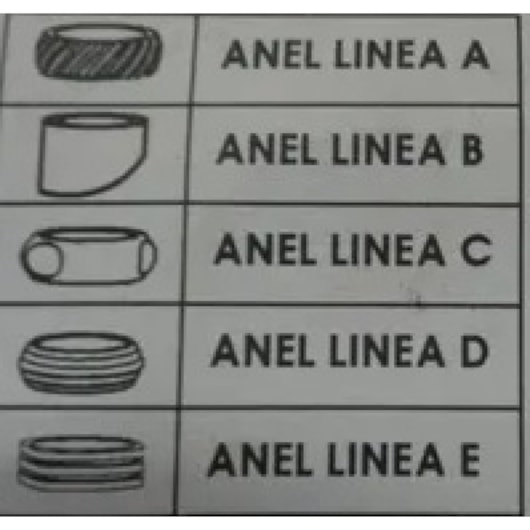 Anel Dourado Linea Tipo B Deca - Imagem principal - 075eb9c2-f5b9-4153-a8ad-8d91295ce393