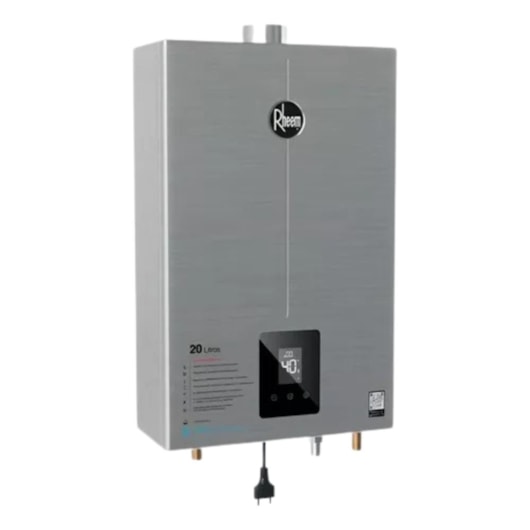 Aquecedor A Gás Gn Digital Rheem Bivolt Automático 20L - Imagem principal - bebd6b0f-a166-448a-9f41-3f4cf1a26407