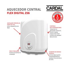 Aquecedor Central Flex Digital Aq-256/2 220v Cardal