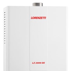 Aquecedor De Água A Gás Digital 20L GN EF LZ2000DE Branco Lorenzetti