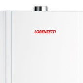 Aquecedor De Água A Gás Digital 23l Gn Lz 2300 De Branco Lorenzetti