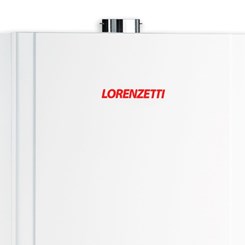 Aquecedor De Água A Gás Digital 23l Gn Lz 2300 De Branco Lorenzetti