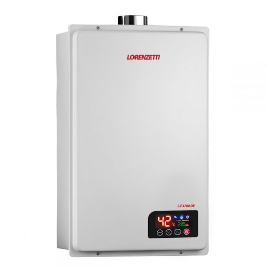 Aquecedor De Água A Gás Digital 37l Glp Lz 3700 De Branco Lorenzetti - Imagem principal - 6f581d7e-23c3-4f30-99d9-62682bb1151c