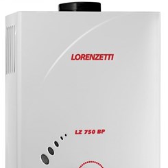 Aquecedor De Água A Gás Mecânico 7,5lts/min Glp EN Lz 750BP Branco Lorenzetti