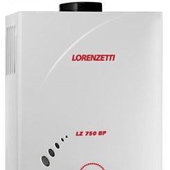 Aquecedor De Água A Gás Mecânico 7,5lts/min Gn EN Lz 750BP Branco Lorenzetti