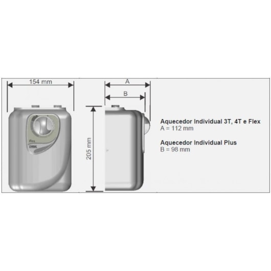 Aquecedor Individual Plus Aq-248/2 Cardal 220V - Imagem principal - d29d2905-ce6b-4e01-8740-7bfa38699d6a