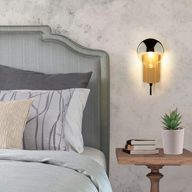 Arandela Bilboque 1XE-27 Ouro Taschibra