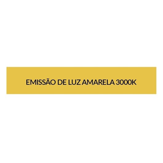 Arandela Hummer Evo Preta E Emissão De Luz Amarela Bivolt Avant 12w 3000k - Imagem principal - f02671fa-1549-4c7c-a7c7-890b5548d1a0