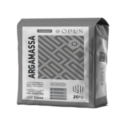 Argamassa Interna Piso Sobre Piso Embalagem Plástica Opus 20kg