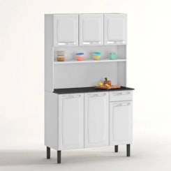 Armário De Cozinha Rose Branco Itatiaia Armário De Cozinha Rose Branco Itatiaia