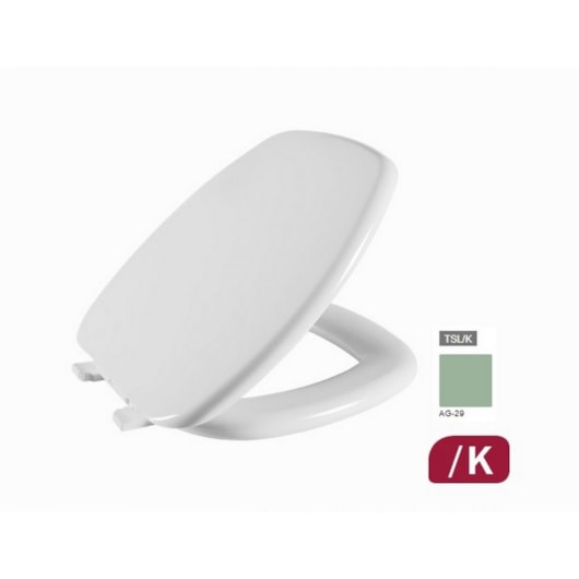 Assento Almofadado Stylus Verde Água Ag59 Astra - Imagem principal - e11e06c3-4c91-4705-afa3-97d0d3d90d69