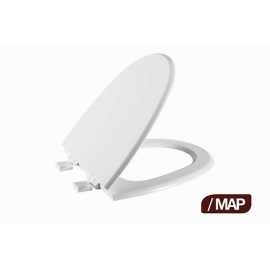 Assento Astra Elevado Eros Pintado Ter Map Branco - Imagem principal - 705f7949-249e-4f39-827a-b5db610c4e96