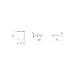 Assento Original Termofixo Soft Close Smart Branco Celite